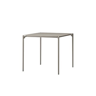 Novo quadratischer Tisch / 80 x 80 cm - Metall - AYTM beige en metall