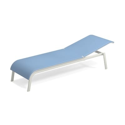 Tiki Sonnenliege / Multiposition - Stoff - Emu blau en metall/textil