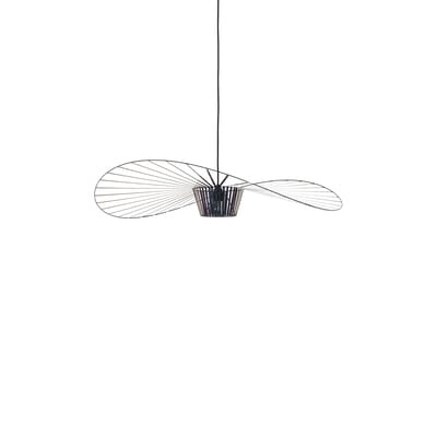 Pendelleuchte Vertigo corian schwarz Klein / Ø 110 cm - Petite Friture schwarz en corian