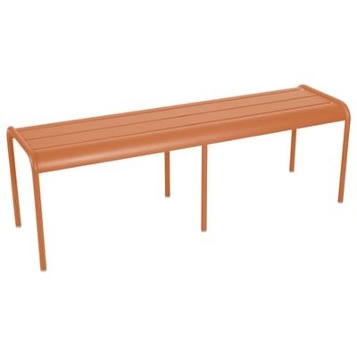 Luxembourg Bank 3- bis 4-Sitzer - Fermob orange en metall