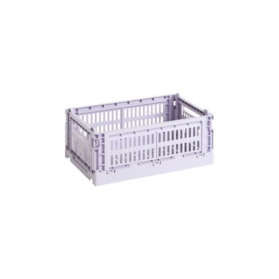 Hay - Korb COLOUR CRATE - lavendel - Recycling-Polyester - 17/26.5/10.5 cm