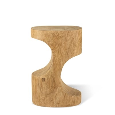 Double Arch Beistelltisch / Beistelltisch - Handgeschnitztes Holz - Pols Potten holz natur en holz