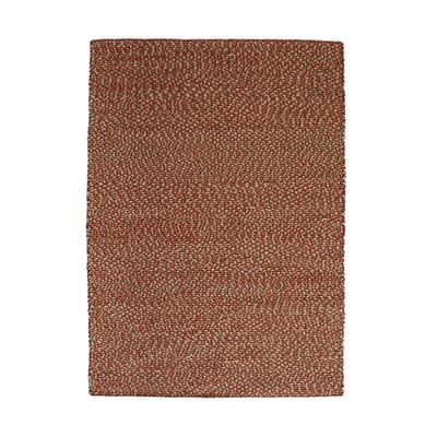 Braided Teppich / 170 x 240 cm - Hay rot en textil