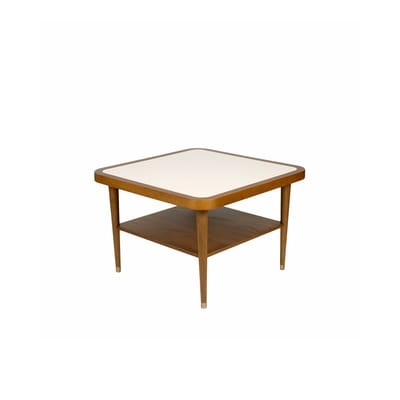 Puzzle Couchtisch / 60 x 60 cm - Schichtstoff - Maison Sarah Lavoine weiß/holz natur en holz