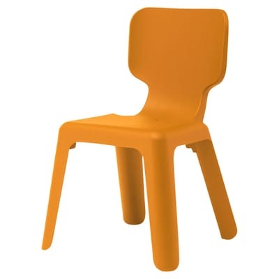 Alma Kinderstuhl - Magis orange en plastikmaterial