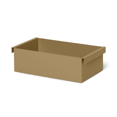 Staufach / Für Plant Box Blumenkasten - Tiefe 25 cm - Ferm Living grün en metall