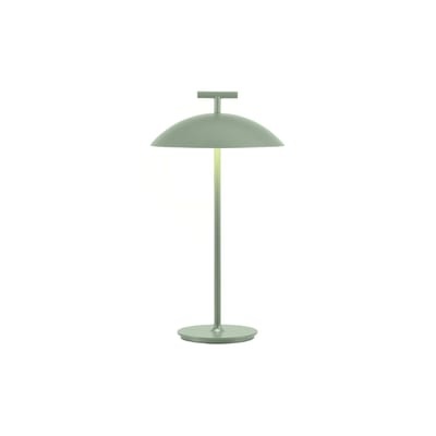 Mini Geen-A OUTDOOR Lampe ohne Kabel / Stahl - H 36 cm - Kartell grün en metall