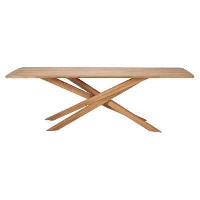 Mikado Outdoor rechteckiger Tisch / 240 x 108 cm - Teakholz / 10 Personen - Ethnicraft holz natur en holz