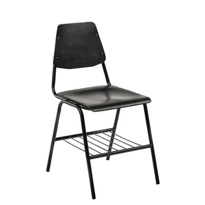 Studio Simple Stuhl / Metall & Eiche - Serax schwarz en metall/holz