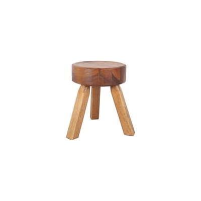 Hocker AML holz natur / Ø 32,5 x H 32,5 cm - Frama holz natur en holz
