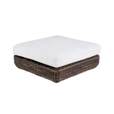 Agorà Sitzkissen / Kissen - 100 x 100 cm - Unopiu weiß/braun en plastikmaterial/textil/faser