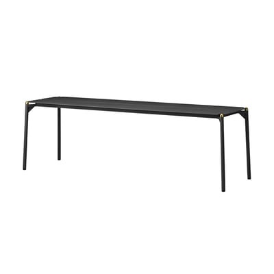 Novo Bank / L 145 cm - Metall - AYTM schwarz en metall