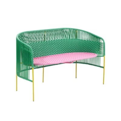 Caribe Sofa 2 Sitzer / 2-Sitzer - L 115 cm - ames grün en plastikmaterial