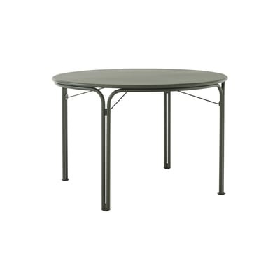 Runder Tisch Thorvald SC98 metall grün / Ø 115 cm - &tradition grün en metall