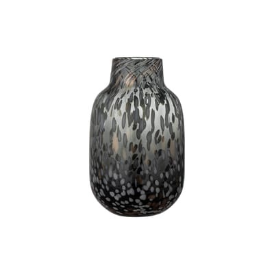 Gwan Vase / Ø 18 x H 27,5 cm - Mundgeblasenes Glas - Bloomingville grau en glas