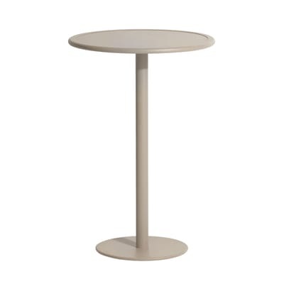 Week-end Stehtisch / Ø 70 x H 105 cm - Aluminium - Petite Friture en