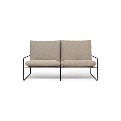 Dolce Sofa / 2-Sitzer - L 156 cm - Innenbereich-Außenbereich - Ferm Living beige en textil