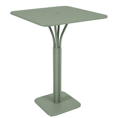 Luxembourg Stehtisch / 80 x 80 cm x H 105 cm - Fermob grün en metall