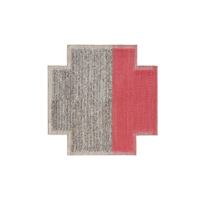 Mangas Space Plait Teppich / 160 x 160 cm - Gan rosa en textil