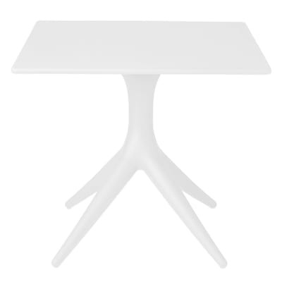 App quadratischer Tisch / 80 x 80 cm - Driade weiß en plastikmaterial