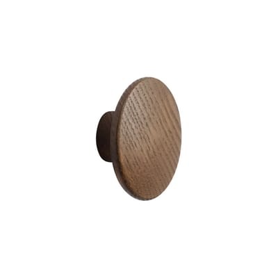 The Dots Wood Wandhaken / XSmall - Ø 6,5 cm - Muuto braun en holz