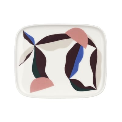 Berry Dessertteller / 12 x 15 cm - Marimekko bunt en keramik