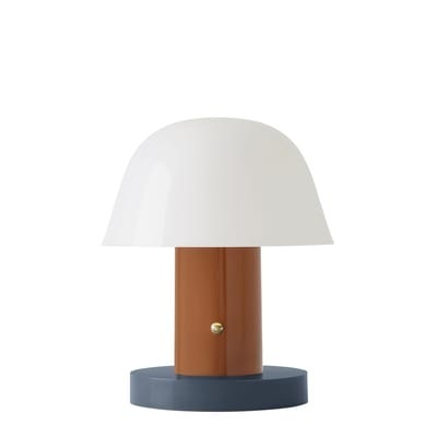 Setago JH27 Lampe ohne Kabel / LED - by Jaime Hayon - &tradition blau/braun en plastikmaterial