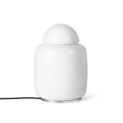 Bell Tischleuchte / Glas - Ø 20 x H 27 cm - Ferm Living weiß en glas