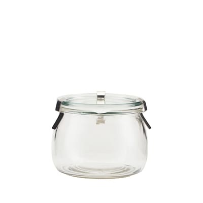 Use hermetisch verschließbares Glas / 500 ml - H 8,4 cm - House Doctor transparent en glas