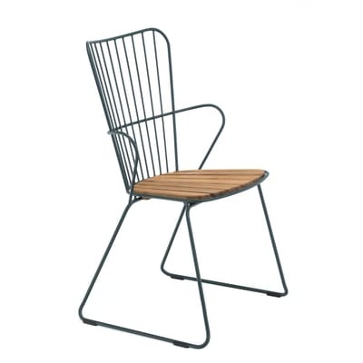 Houe - Gartenstuhl PAON - dunkelgrün - Holz - 54cm