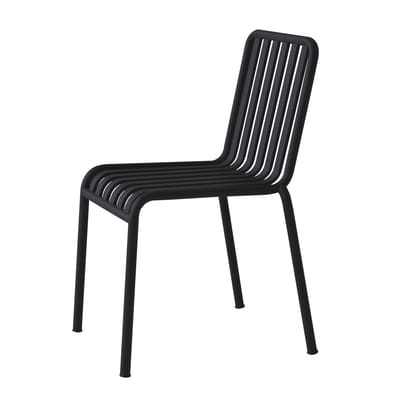 Palissade Stapelbarer Stuhl / R & E Bouroullec - Hay grau/schwarz en metall