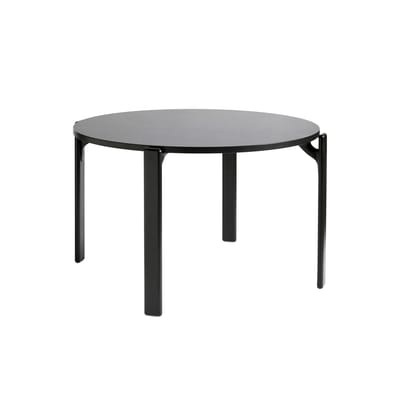 Rey Runder Tisch / By Bruno Rey x Dietiker, 1971 - Ø 128,5 cm - Hay schwarz en holz