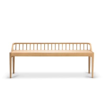 Spindle Bank / Eiche massiv - L 150 cm - Ethnicraft holz natur en holz