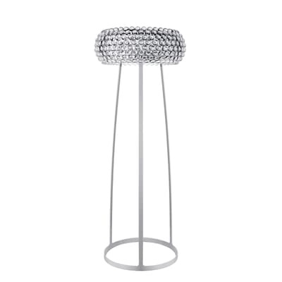 Caboche Stehleuchte Large / Halogen-Leuchtmittel Ø 70 x H 178 cm - Foscarini transparent en plastikmaterial