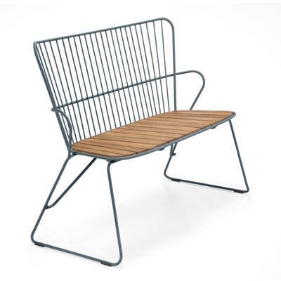 Houe - Gartenbank PAON - dunkelgrün - Holz - 116cm
