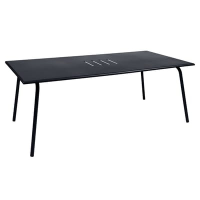 Monceau rechteckiger Tisch / 194 x 94 cm - für 8 Personen - Fermob grau en metall
