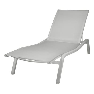 Alizé XS Liege B 72 cm / 2 Positionen - Fermob grau/silber/metall en metall/textil