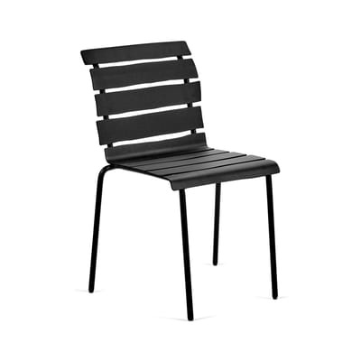 Aligned Stapelbarer Stuhl / By Maarten Baas - Aluminium - valerie objects schwarz en metall