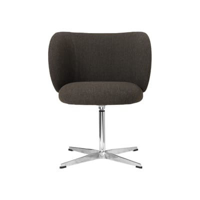 Drehsessel Rico textil grau / Bouclé-Stoff - Ferm Living grau en textil