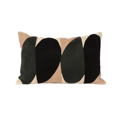 Illusion Kissen / 50 x 30 cm - Bestickte Baumwolle - Maison Sarah Lavoine bunt/schwarz en textil