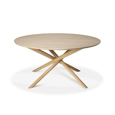 Mikado Runder Tisch / Eiche massiv - Ø 150 cm - Ethnicraft holz natur en holz