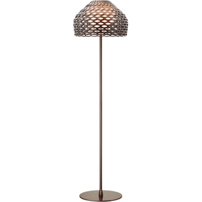 Flos - Stehleuchte TATOU - Kunststoff - dunkelgrau - 180 cm