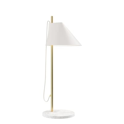 Louis Poulsen-Yuh Table Lamp, Brass/White