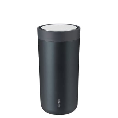 Thermobecher To Go Click STEEL metall grau / Stahl - 40 cl - Stelton grau en metall