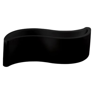 Wave Blumenkasten /Bank - Slide schwarz en plastikmaterial