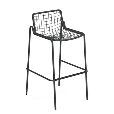 Rio R50 Stapelbarer Barhocker / H 74 cm - Metall - Emu grau/metall en metall