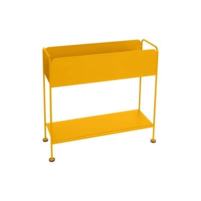 Übertopf Picolino metall gelb / Staumöbel - Metall / L 66 x H 63 cm - Fermob en