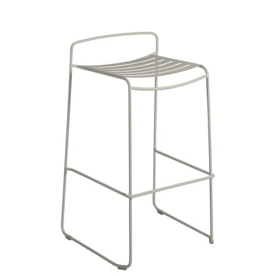 Barhocker Surprising metall grau / Metall - H 78 cm - Fermob grau en metall
