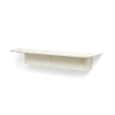 Korpus Large Regal / 7 Haken - L 90 x T 25 x H 14 cm / Aluminium - Hay beige en metall