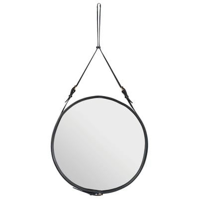 Gubi-Adnet Spiegel rund 70cm, Schwarz